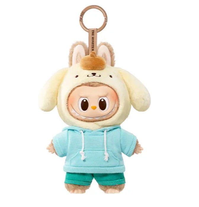 THE MONSTERS Labubu X Pompompurin Vinyl Plush Pendant